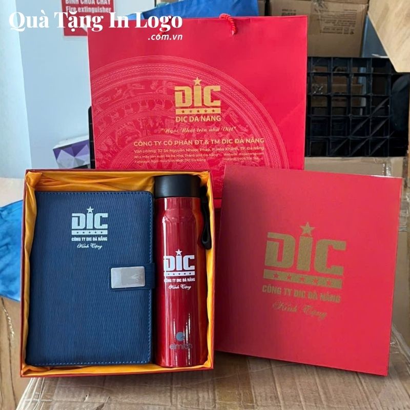 Bộ giftset quà tặng in logo