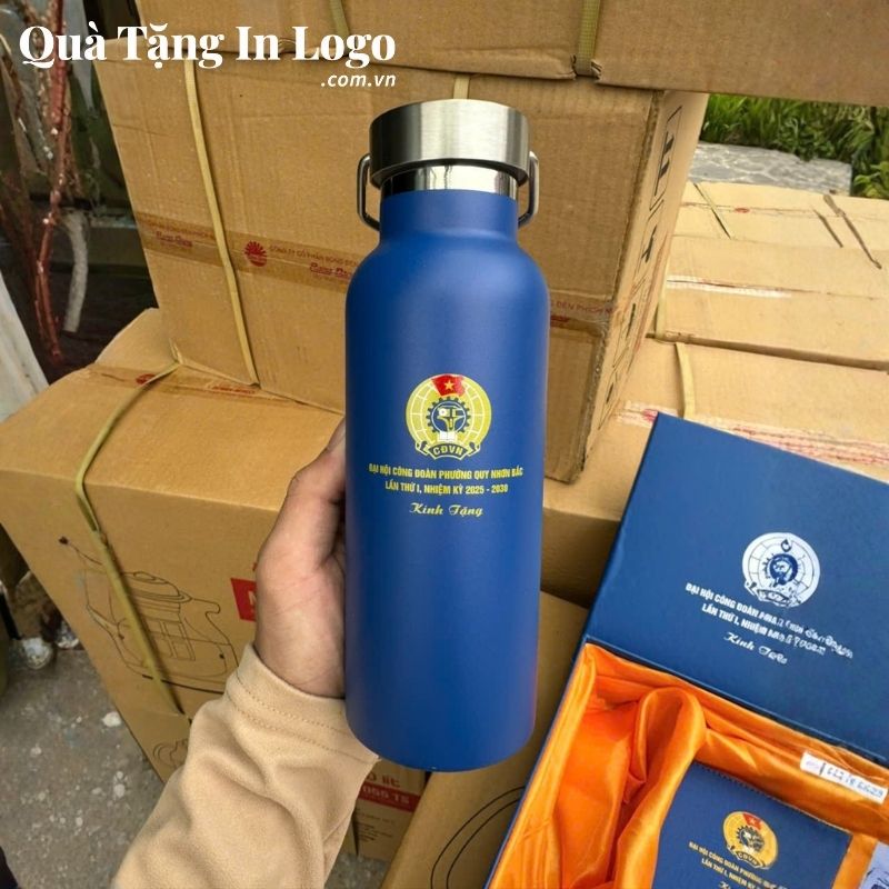 Bình giữ nhiệt in logo