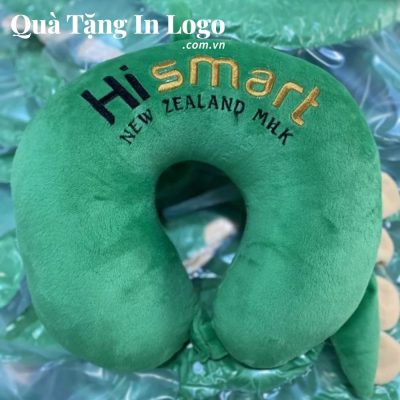 Gối chữ U in/thêu logo quà tặng