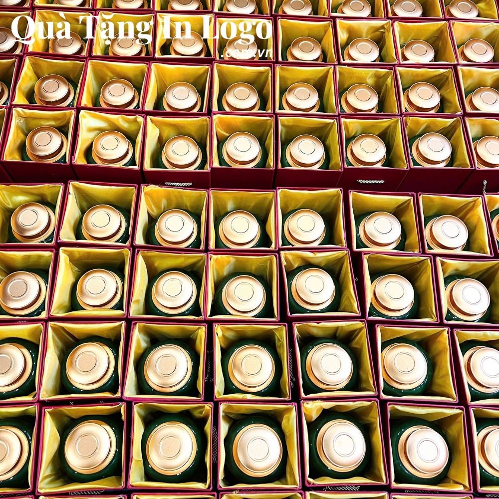 Hũ đựng trà in logo quà tặng
