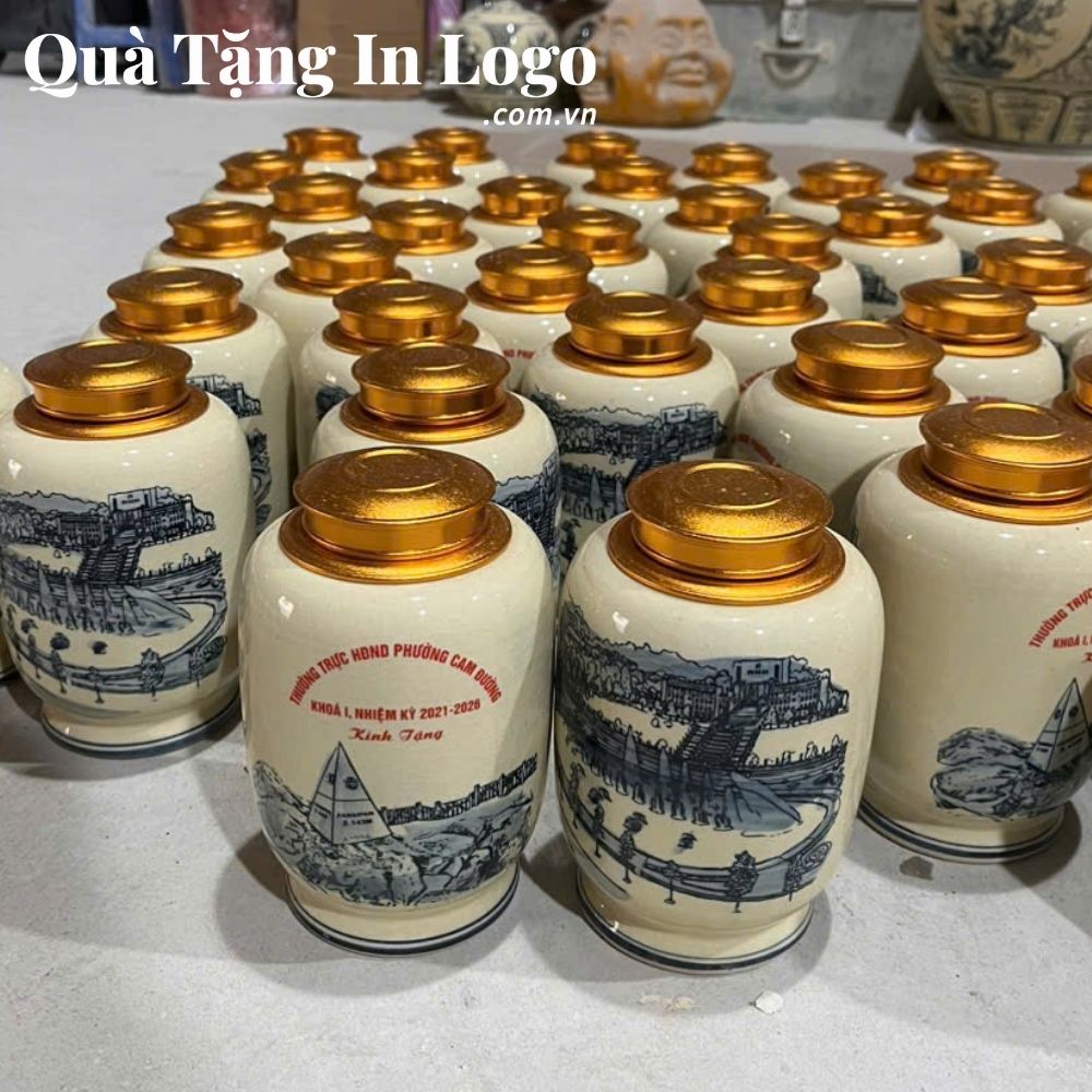 Hũ Đựng Trà Quà Tặng In Logo - Ảnh 6