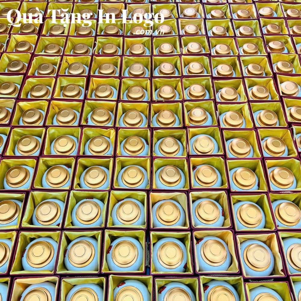 Hũ đựng trà in logo quà tặng