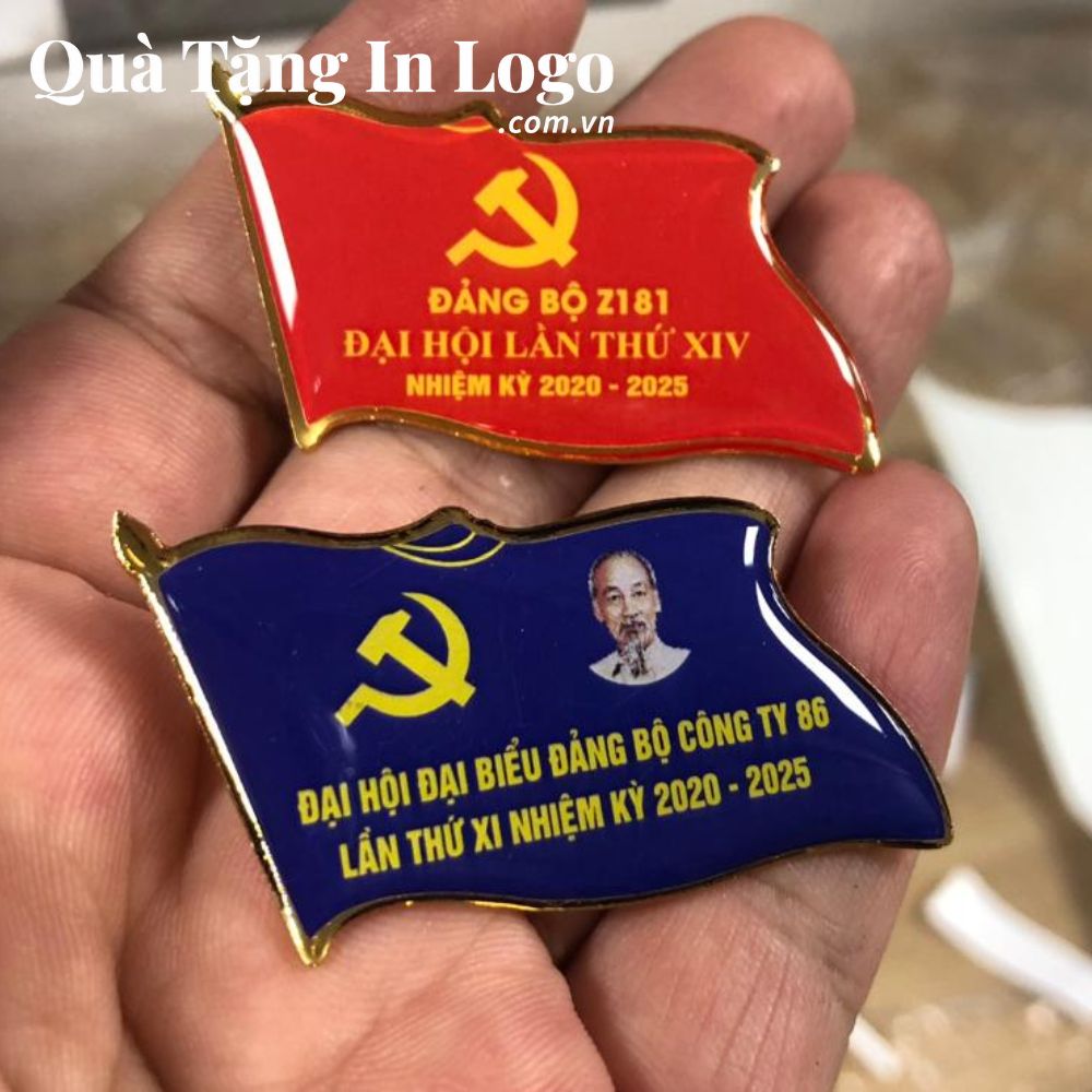 Huy hiệu in logo quà tặng
