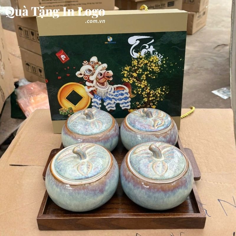 Khay Mứt Sứ Quà Tặng In Logo - Ảnh 132