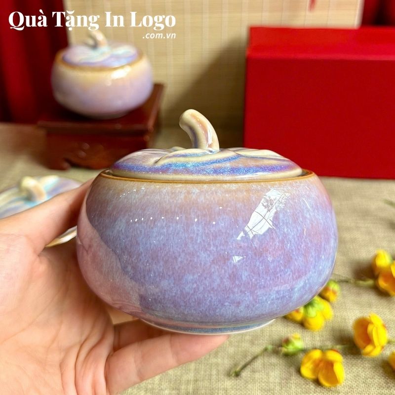 Khay Mứt Sứ Quà Tặng In Logo - Ảnh 123