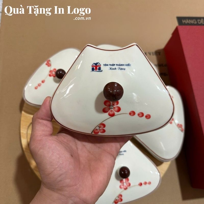Khay Mứt Sứ Quà Tặng In Logo - Ảnh 33