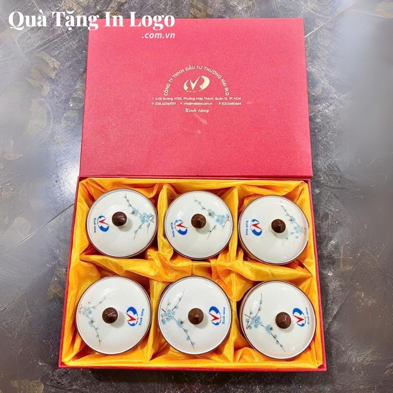 Khay Mứt Sứ Quà Tặng In Logo - Ảnh 30