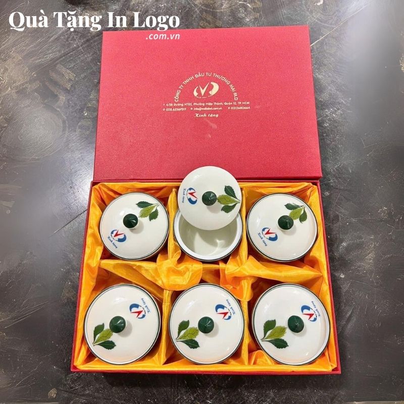 Khay Mứt Sứ Quà Tặng In Logo - Ảnh 29