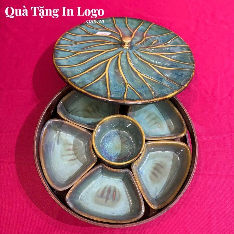 Khay Mứt Sứ Quà Tặng In Logo - Ảnh 28