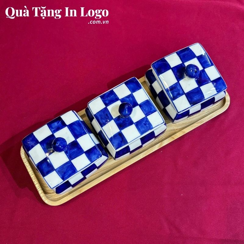 Khay Mứt Sứ Quà Tặng In Logo - Ảnh 25