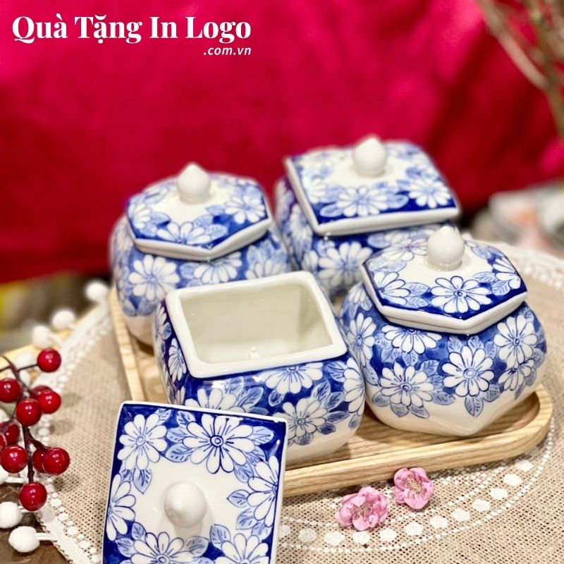Khay Mứt Sứ Quà Tặng In Logo - Ảnh 23