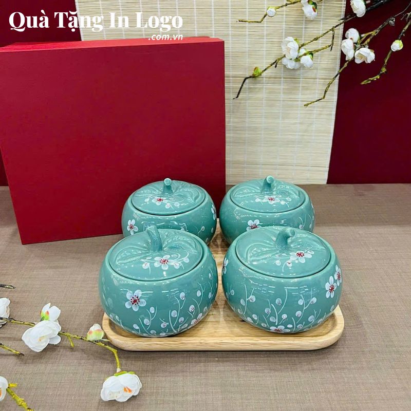 Khay Mứt Sứ Quà Tặng In Logo - Ảnh 17
