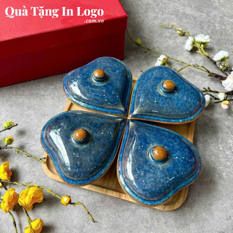 Khay Mứt Sứ Quà Tặng In Logo - Ảnh 12