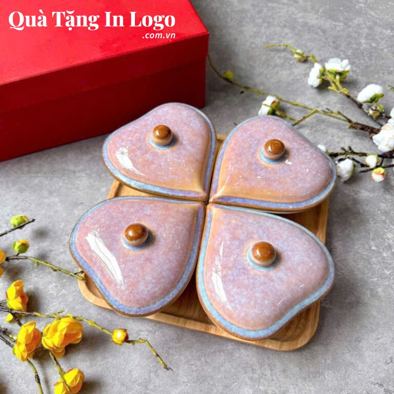 Khay Mứt Sứ Quà Tặng In Logo - Ảnh 10