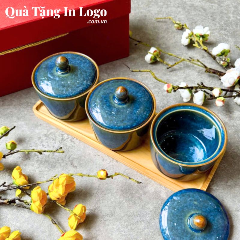 Khay Mứt Sứ Quà Tặng In Logo - Ảnh 9