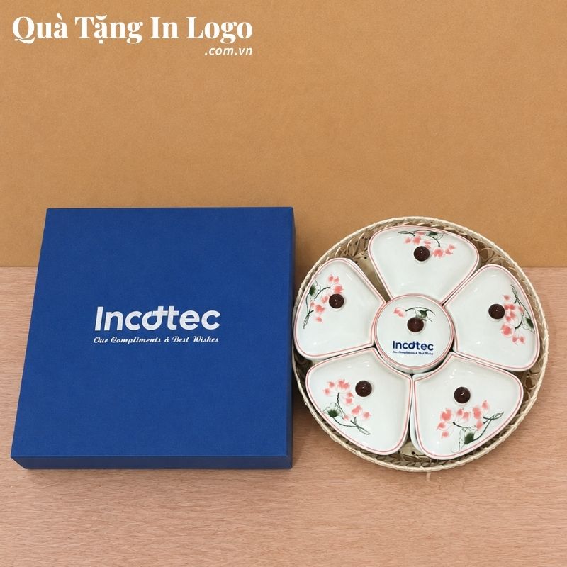Khay Mứt Sứ Quà Tặng In Logo - Ảnh 114