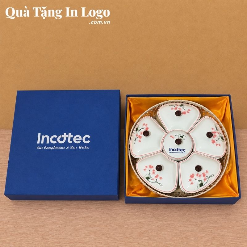 Khay Mứt Sứ Quà Tặng In Logo - Ảnh 113