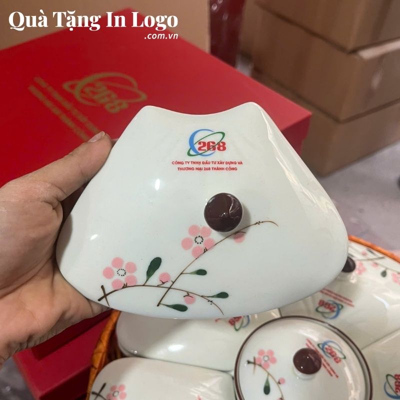 Khay Mứt Sứ Quà Tặng In Logo - Ảnh 108