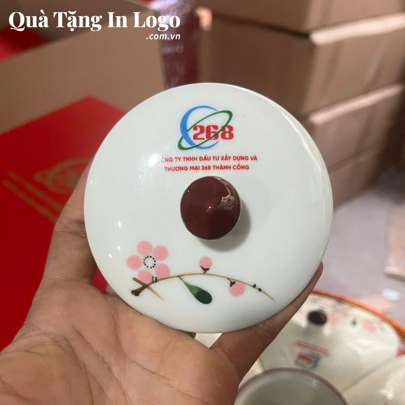 Khay Mứt Sứ Quà Tặng In Logo - Ảnh 107