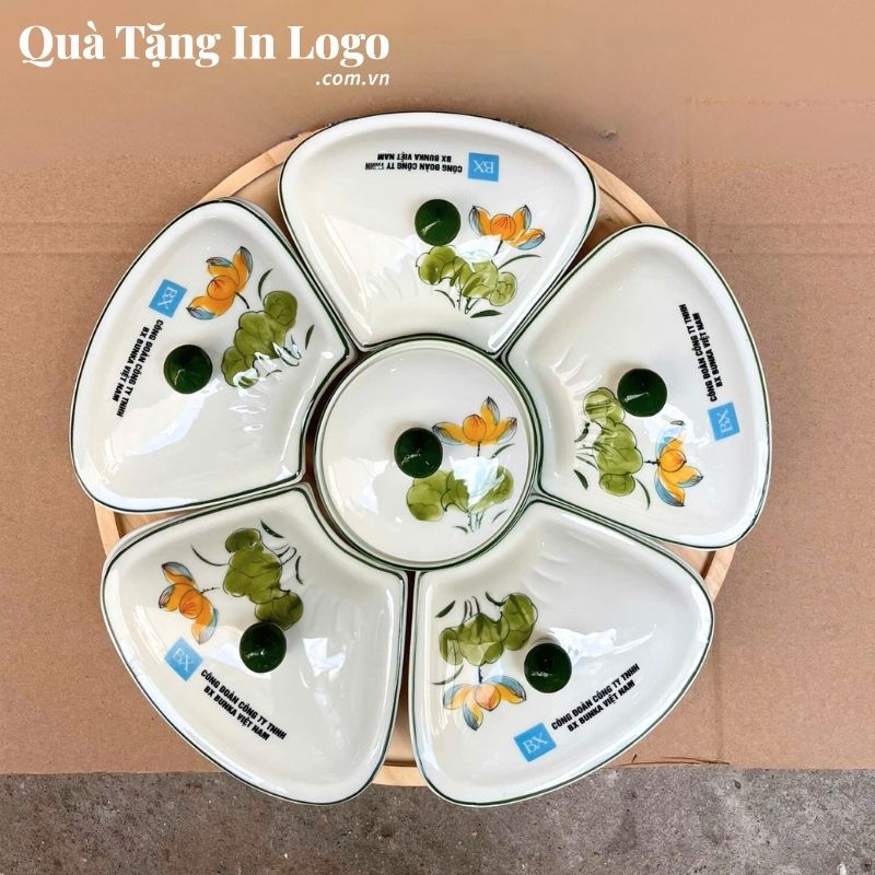 Khay Mứt Sứ Quà Tặng In Logo - Ảnh 106