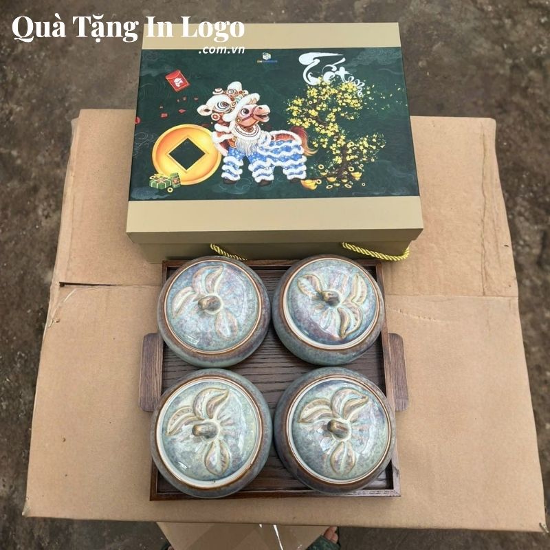 Khay Mứt Sứ Quà Tặng In Logo - Ảnh 130