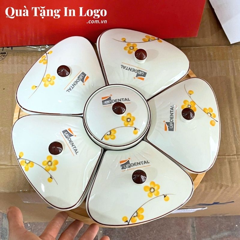 Khay Mứt Sứ Quà Tặng In Logo - Ảnh 97