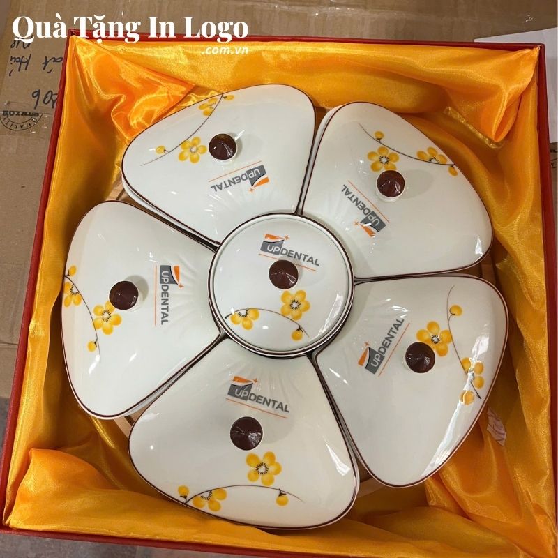 Khay Mứt Sứ Quà Tặng In Logo - Ảnh 94