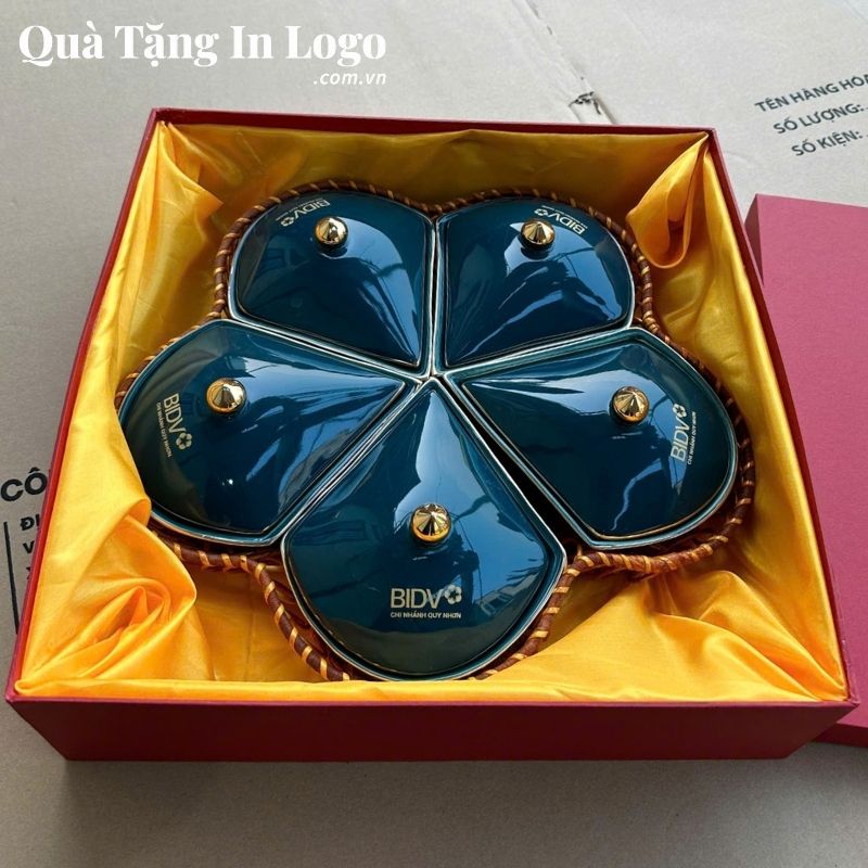Khay Mứt Sứ Quà Tặng In Logo - Ảnh 92