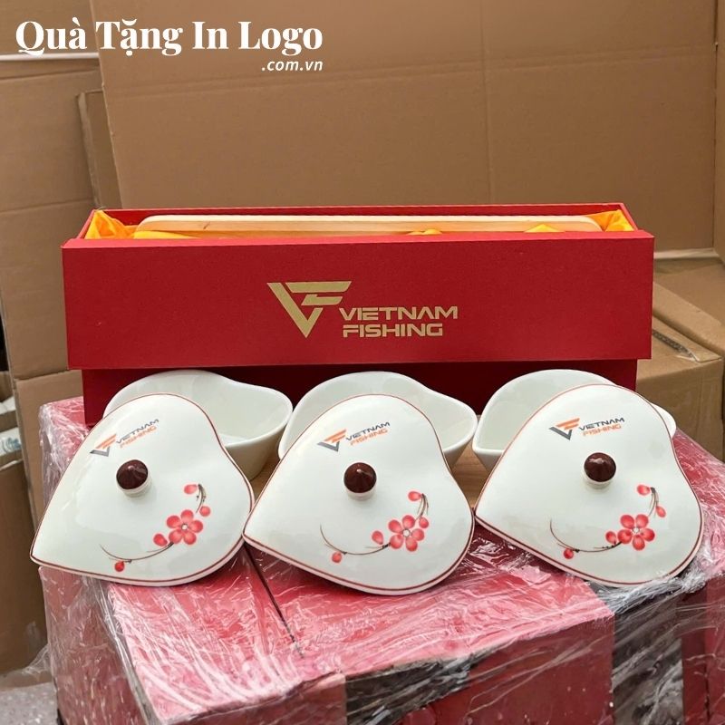Khay Mứt Sứ Quà Tặng In Logo - Ảnh 89