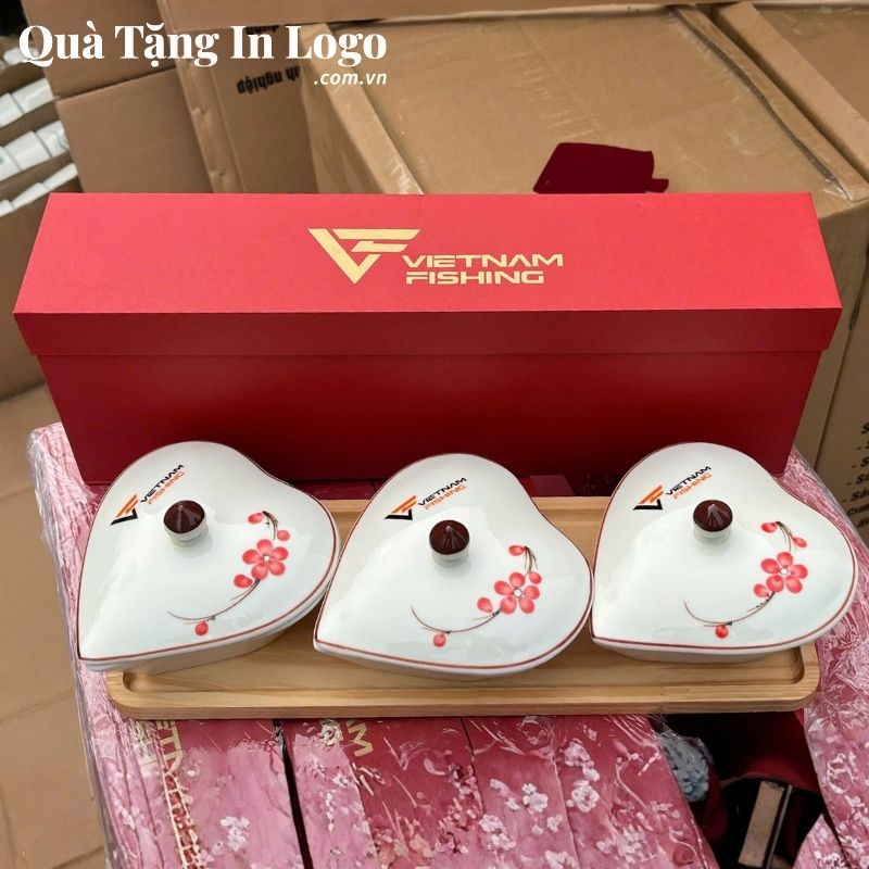 Khay Mứt Sứ Quà Tặng In Logo - Ảnh 90