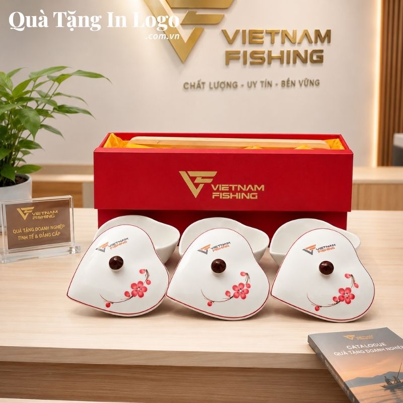 Khay Mứt Sứ Quà Tặng In Logo - Ảnh 87