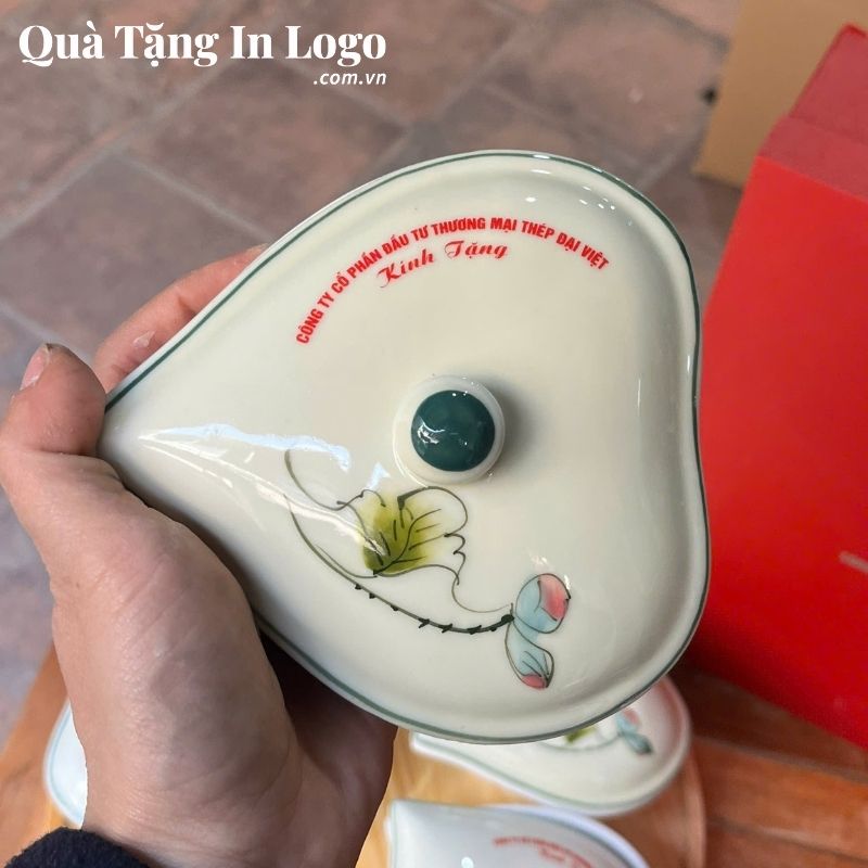Khay Mứt Sứ Quà Tặng In Logo - Ảnh 82