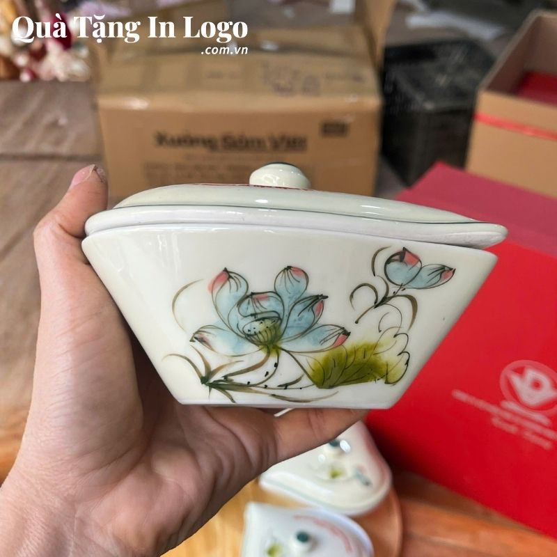 Khay Mứt Sứ Quà Tặng In Logo - Ảnh 80