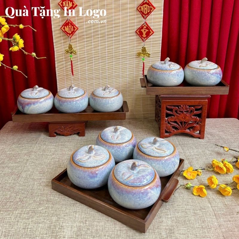 Khay Mứt Sứ Quà Tặng In Logo - Ảnh 127
