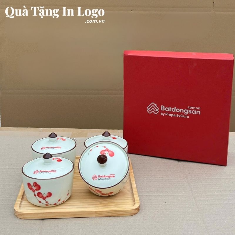 Khay Mứt Sứ Quà Tặng In Logo - Ảnh 77