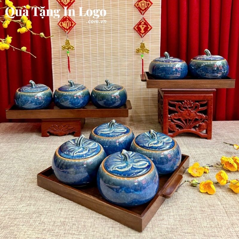 Khay Mứt Sứ Quà Tặng In Logo - Ảnh 126