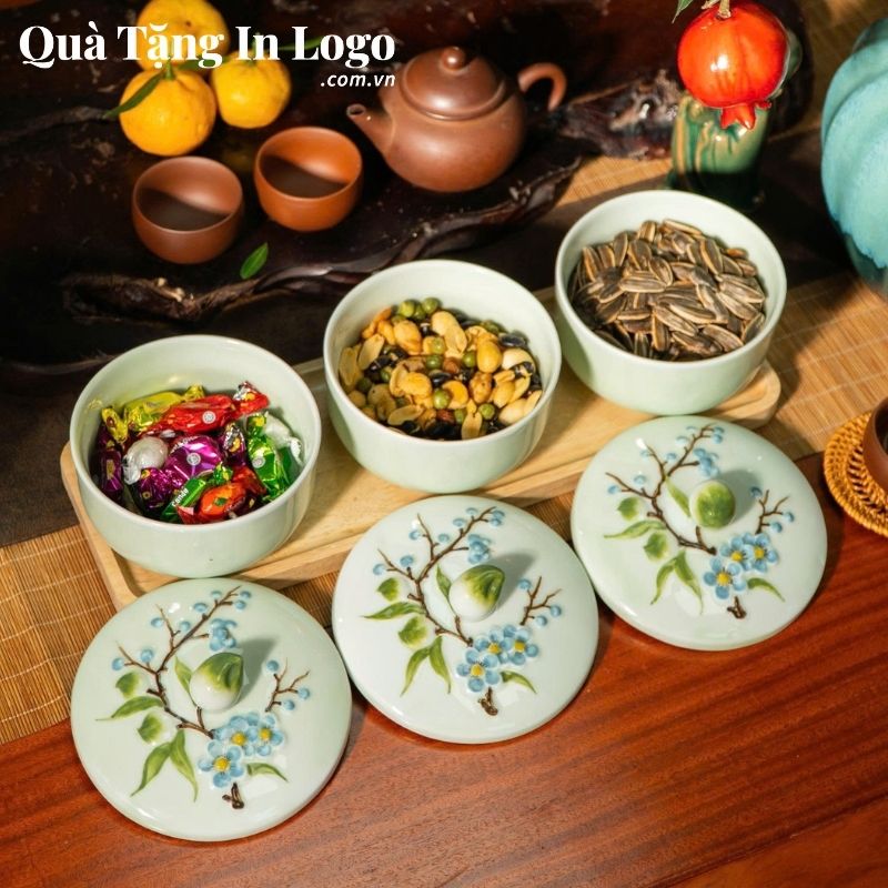 Khay Mứt Sứ Quà Tặng In Logo - Ảnh 54