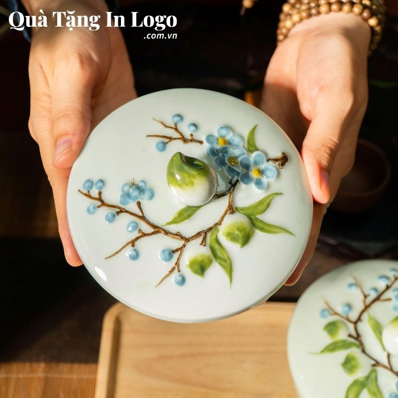 Khay Mứt Sứ Quà Tặng In Logo - Ảnh 53