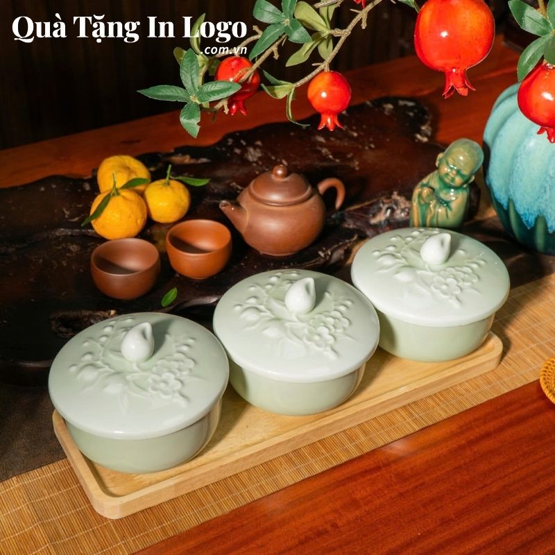 Khay Mứt Sứ Quà Tặng In Logo - Ảnh 51