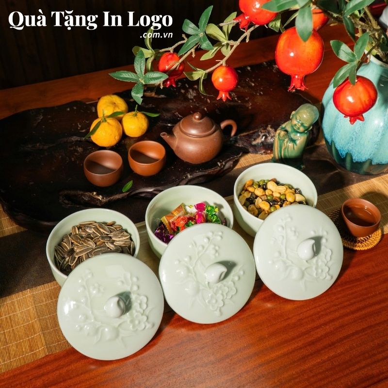 Khay Mứt Sứ Quà Tặng In Logo - Ảnh 52