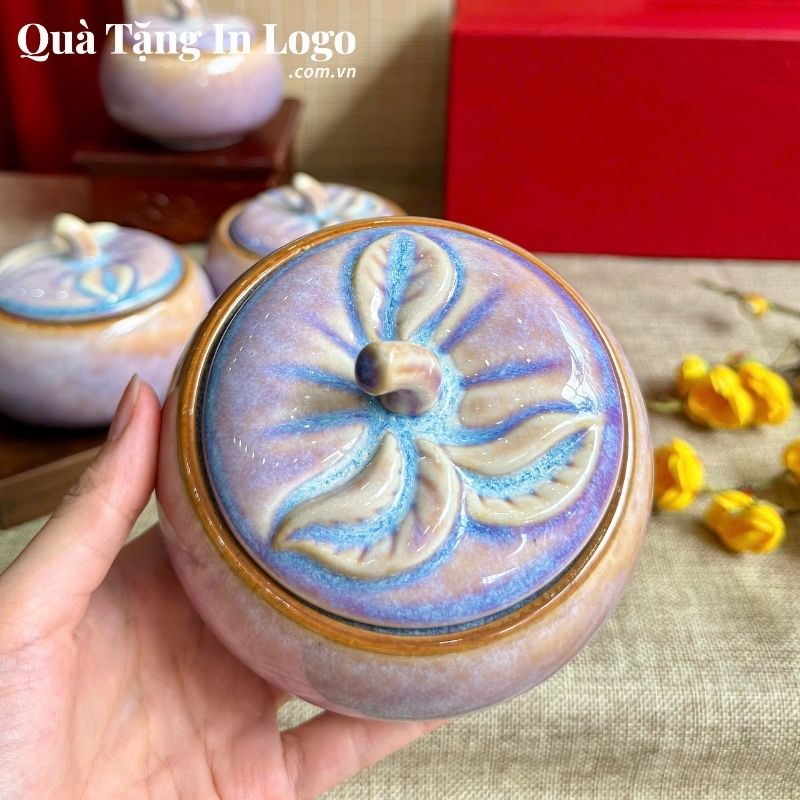 Khay Mứt Sứ Quà Tặng In Logo - Ảnh 124