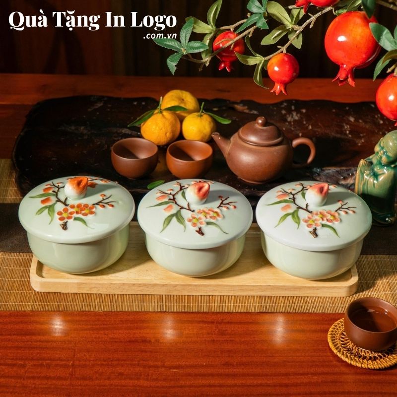 Khay Mứt Sứ Quà Tặng In Logo - Ảnh 48