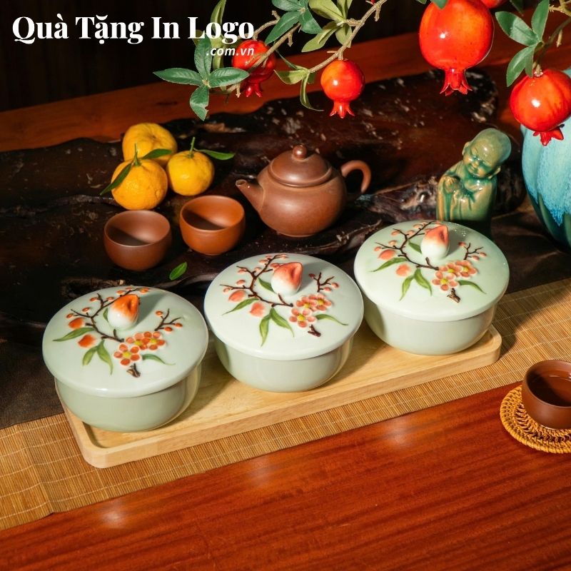 Khay Mứt Sứ Quà Tặng In Logo - Ảnh 47
