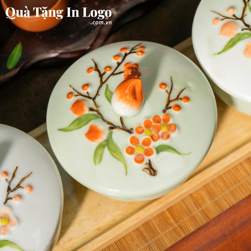 Khay Mứt Sứ Quà Tặng In Logo - Ảnh 44