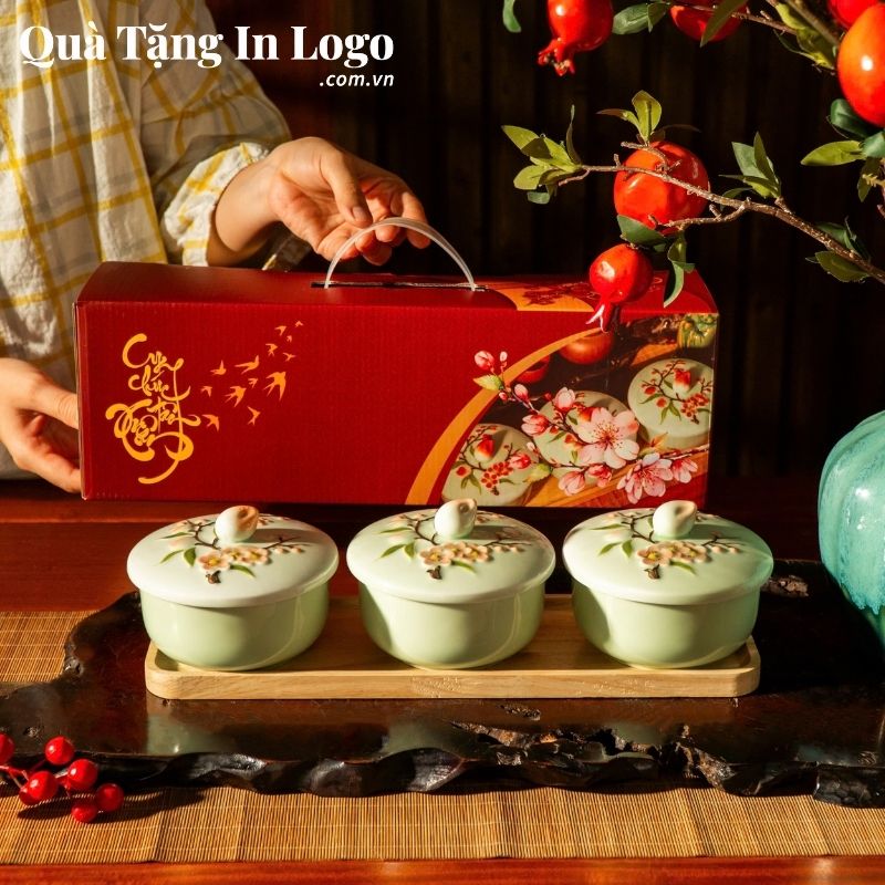 Khay Mứt Sứ Quà Tặng In Logo - Ảnh 43
