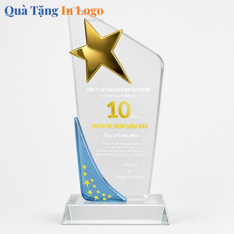 Kỷ Niệm Chương Quà Tặng In Khắc Logo - Ảnh 8