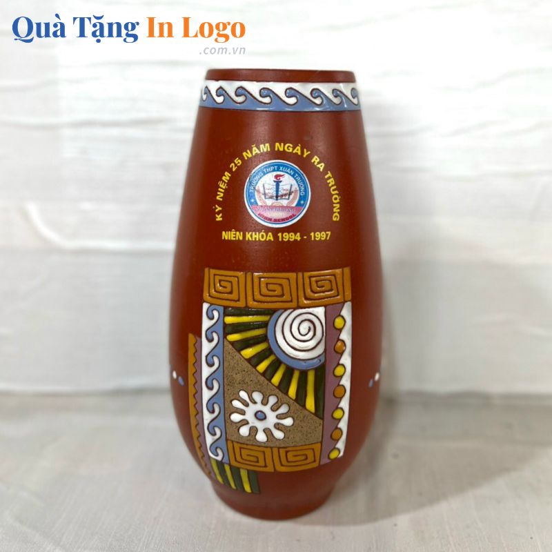 Lọ Hoa Gốm Sứ Quà Tặng In Logo - Ảnh 46