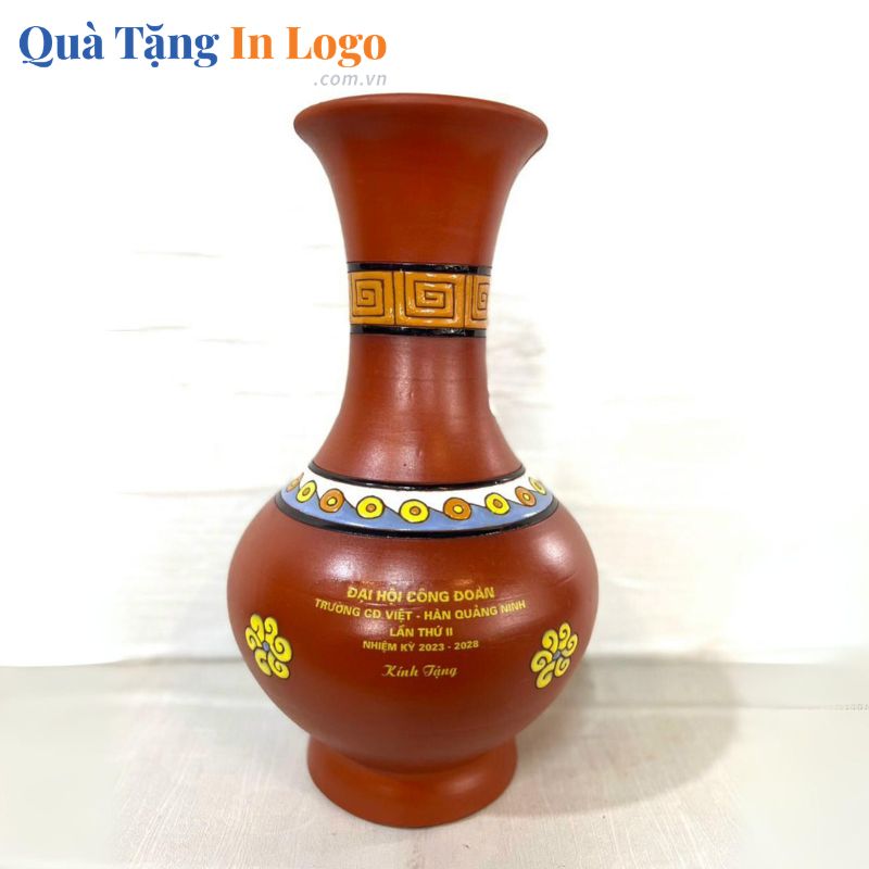 Lọ Hoa Gốm Sứ Quà Tặng In Logo - Ảnh 47