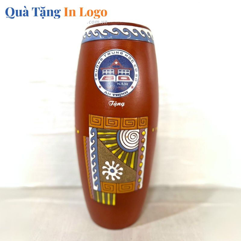 Lọ Hoa Gốm Sứ Quà Tặng In Logo - Ảnh 44