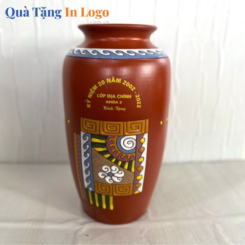 Lọ Hoa Gốm Sứ Quà Tặng In Logo - Ảnh 45